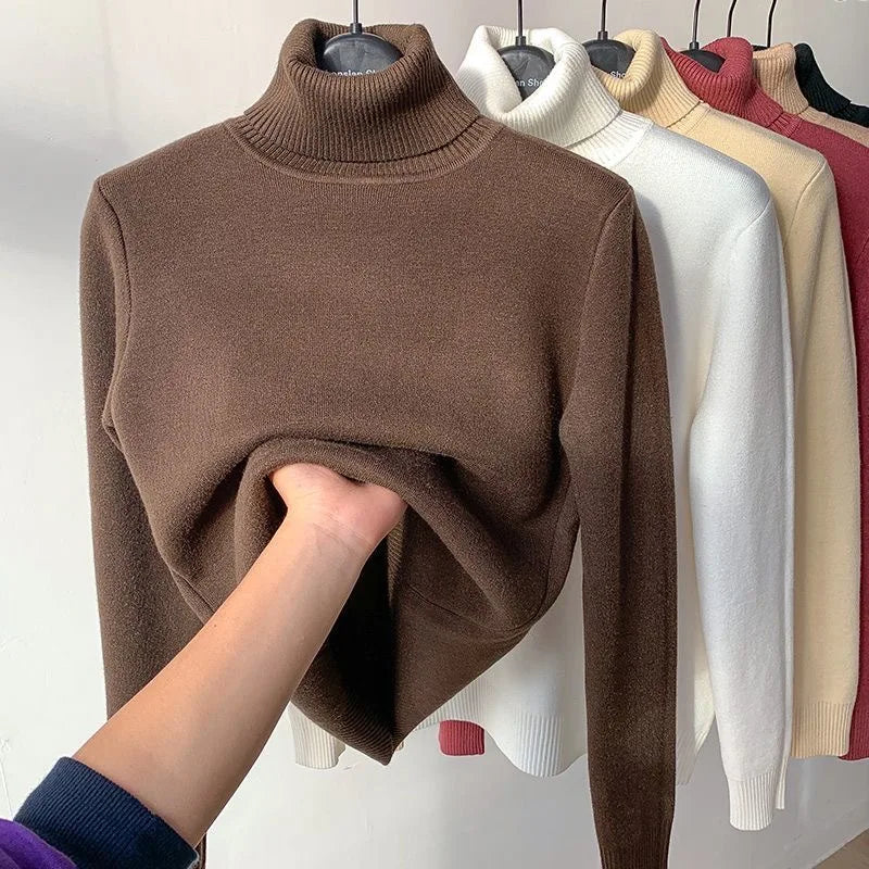 Turtleneck Winter Sweater Women