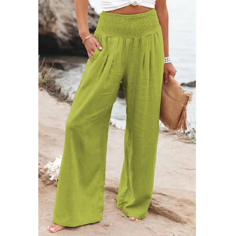 Aura Loose Casual Cotton Pants