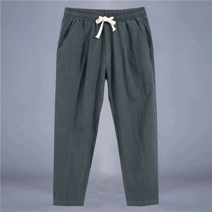 Aura Men’s Cotton Linen Casual Pants