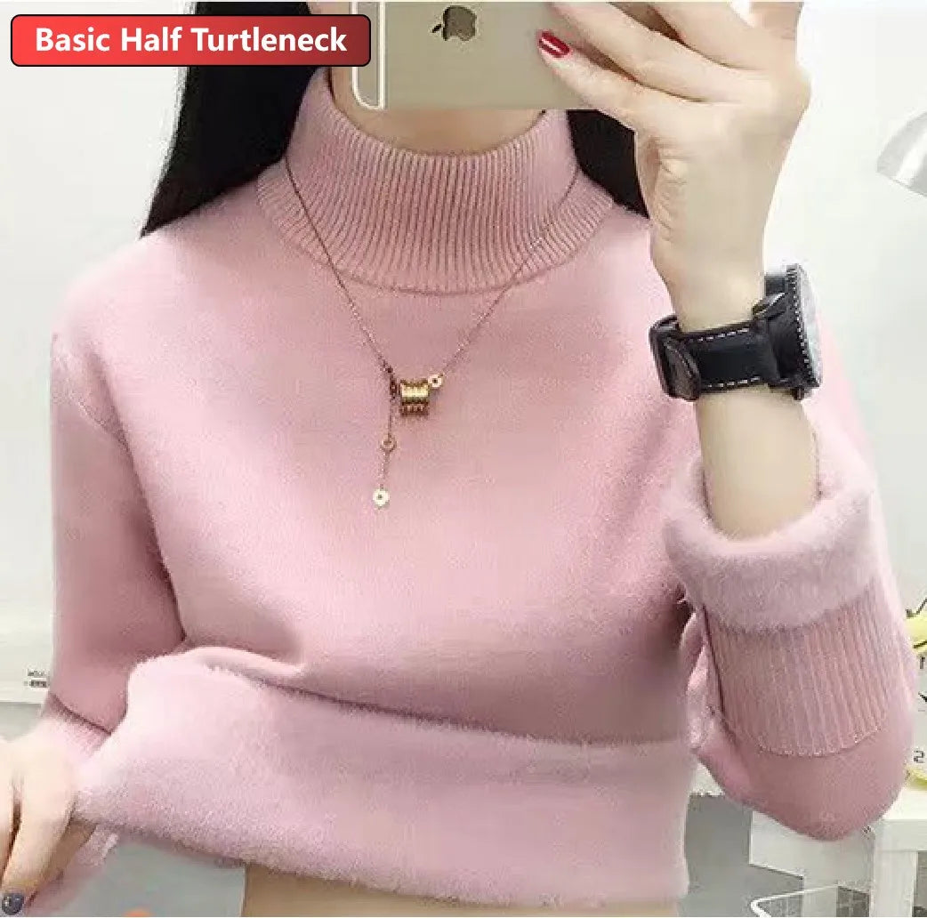 Turtleneck Winter Sweater Women