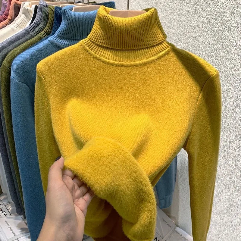 Turtleneck Winter Sweater Women