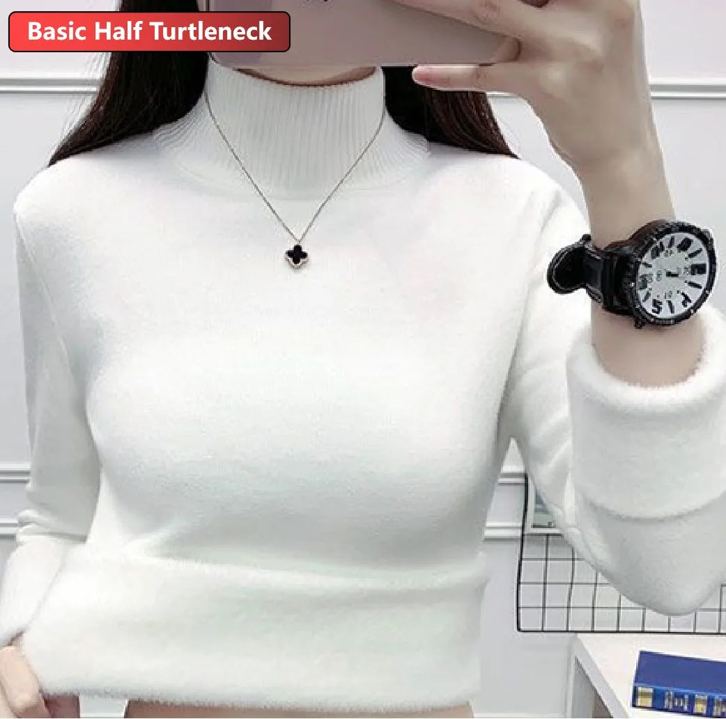 Turtleneck Winter Sweater Women