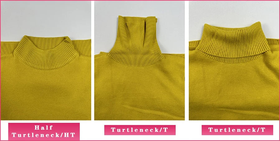 Turtleneck Winter Sweater Women