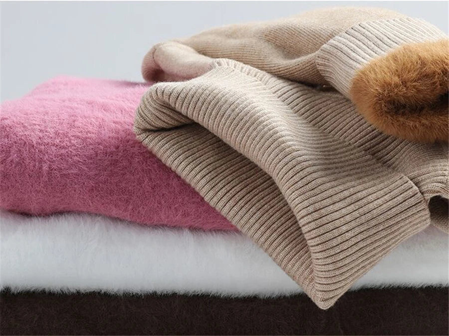 Turtleneck Winter Sweater Women