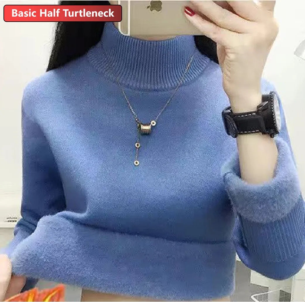 Turtleneck Winter Sweater Women