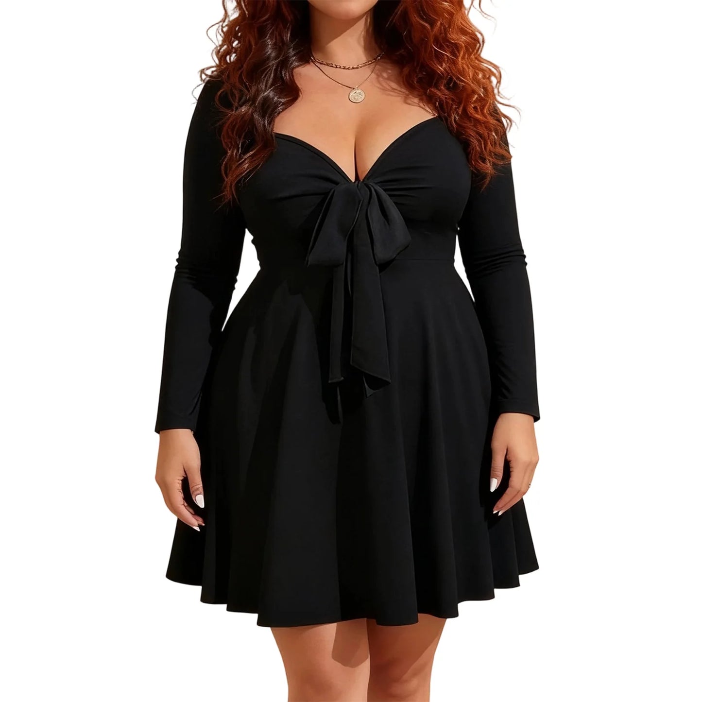 Aura Winter Plus Size Dress