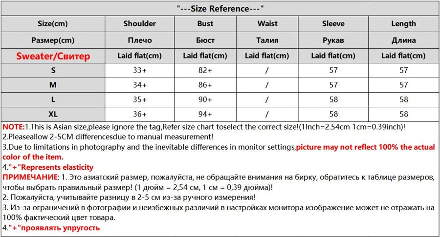 Turtleneck Winter Sweater Women