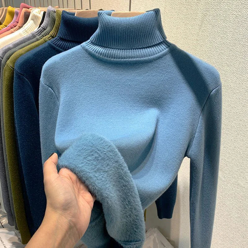 Turtleneck Winter Sweater Women