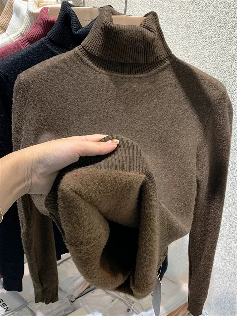 Turtleneck Winter Sweater Women
