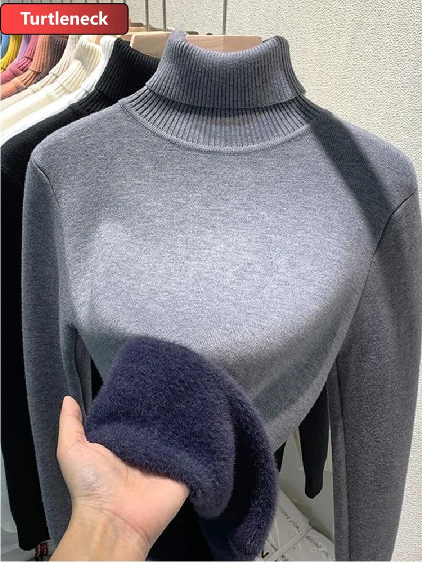 Turtleneck Winter Sweater Women