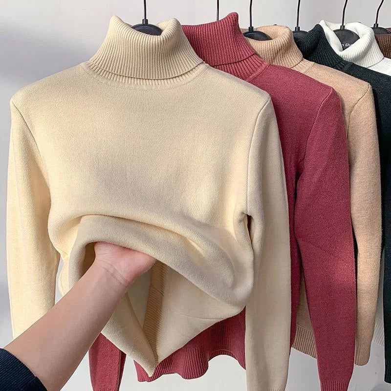 Turtleneck Winter Sweater Women