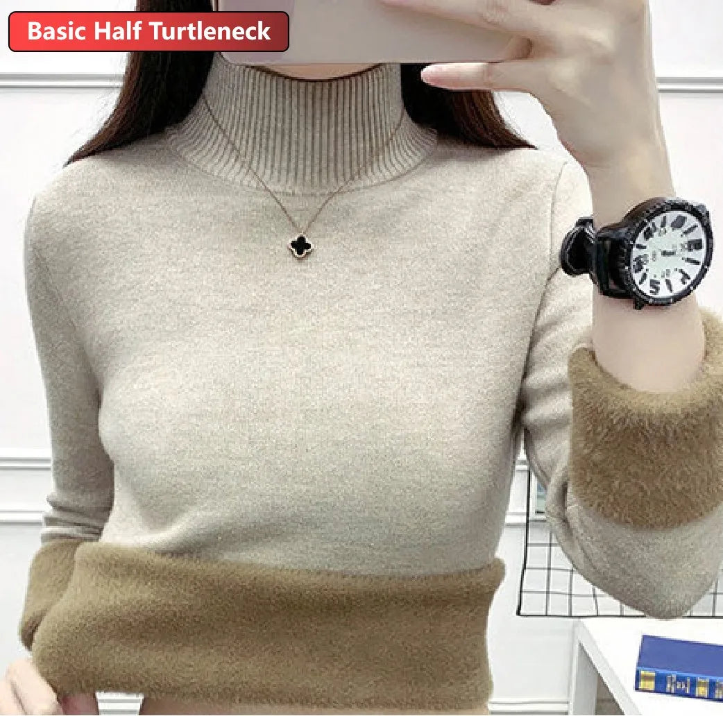 Turtleneck Winter Sweater Women